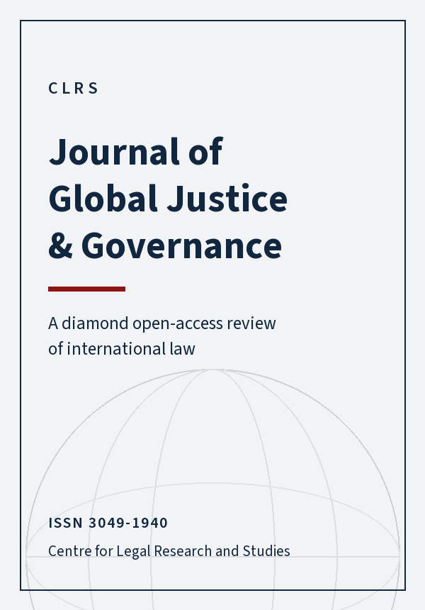 Cover of CLRS Journal of Global Justice & Governance