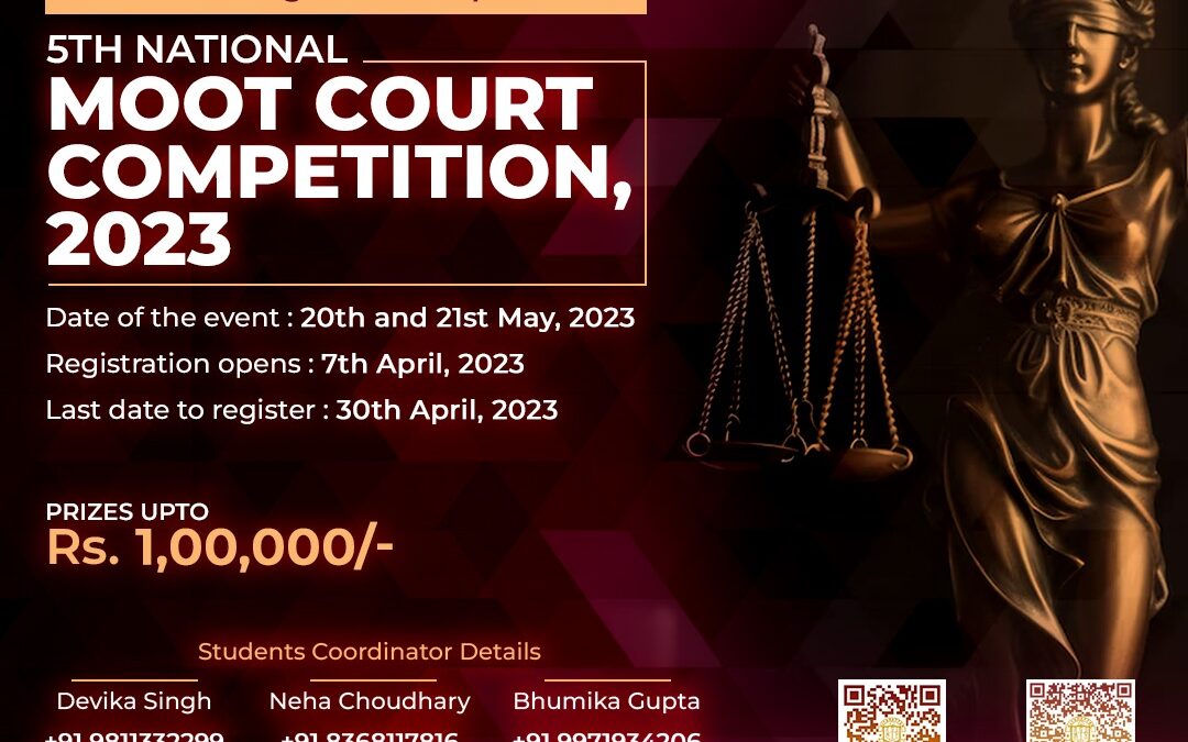 VidhiAagaz associates with Gitarattan International Business School as “Knowledge Parter” for 5th National Moot Court Competition, 2023